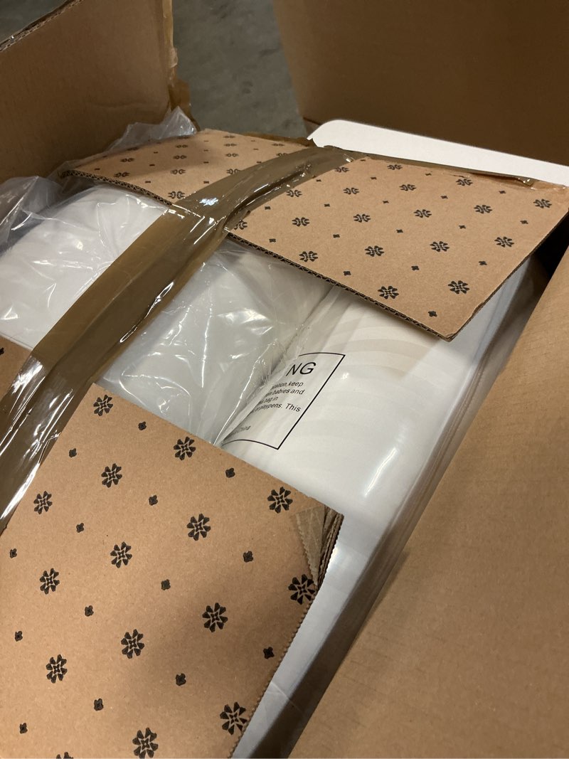 Condition photo showing As Is for Beckham Hotel Collection Bed Pillows King Size Set of 2 - Down Alternative Pillow for Back, Stomach or Side Sleepers King White