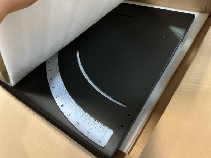 Condition photo showing Good Condition for Table Saw Crosscut Sled, Precise Crosscuts & Miter with Protractor Scale Zero-Clearance Edge & Adjustable Fence, Security Stable Cross-cutting Accessories for Table Saw