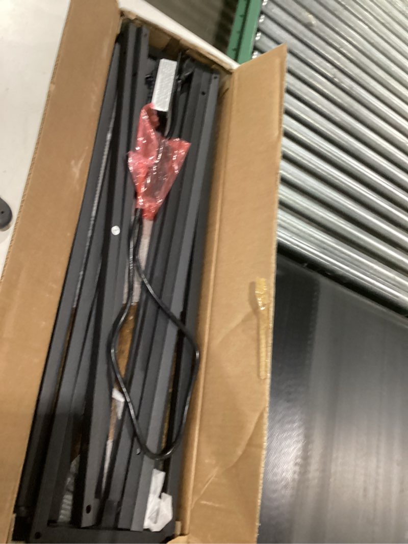 Condition photo showing New/Like New for SUPERJARE Console Table with Outlet, 63 Inch Sofa Table with Charging Station, Narrow Entryway Table, Behind Couch Table, for Living Room, Plants - Rustic Brown Rustic Brown 7.9"D x 63"W x 31.5"H