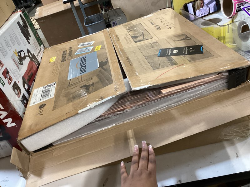 Condition photo showing Good Condition for art3d drop ceiling tiles 24x24 in bronze (24-pack, 96 sq.ft), 3d wainscoting panels glue up 2x2 24"x24" bronze 24