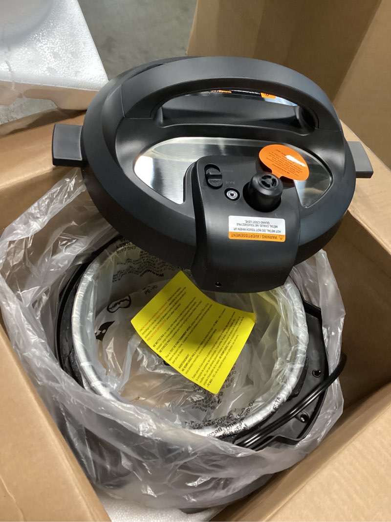 Condition photo showing Good Condition for Instant Pot Duo 7-in-1 Electric Pressure Cooker, Slow Cooker, Rice Cooker, Steamer, Sauté, Yogurt Maker, Warmer & Sterilizer, Includes App with Over 800 Recipes, Stainless Steel, 8 Quart 8 Quarts