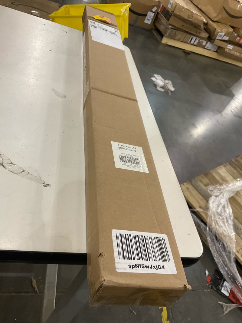 Condition photo showing New/Like New for LazBlinds Cordless Cellular Shades, No Tools No Drill Light Filtering Honeycomb Shades Pleated Blinds for Windows, 22 1/2'' W x 64'' H, Mocha Light Filtering-mocha 22 1/2'' W x 64'' H