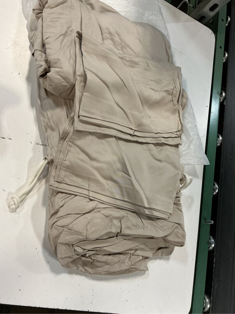 Condition photo showing Good Condition for bamboo sheet set, queen, sand