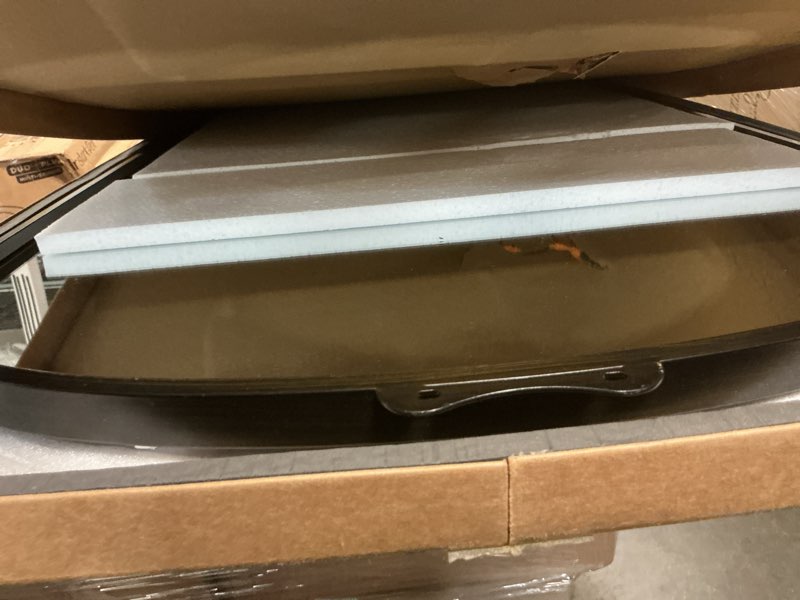 Condition photo showing Good Condition for Vintage Full Length Mirror,65"x24" Arched Antique Floor Mirror with Carved Metal Frame,Large Standing Wall Mounted or Leaning Mirror for Bedroom Living Room Entryway,Bronze 65"L x 24"W Vintage Bronze