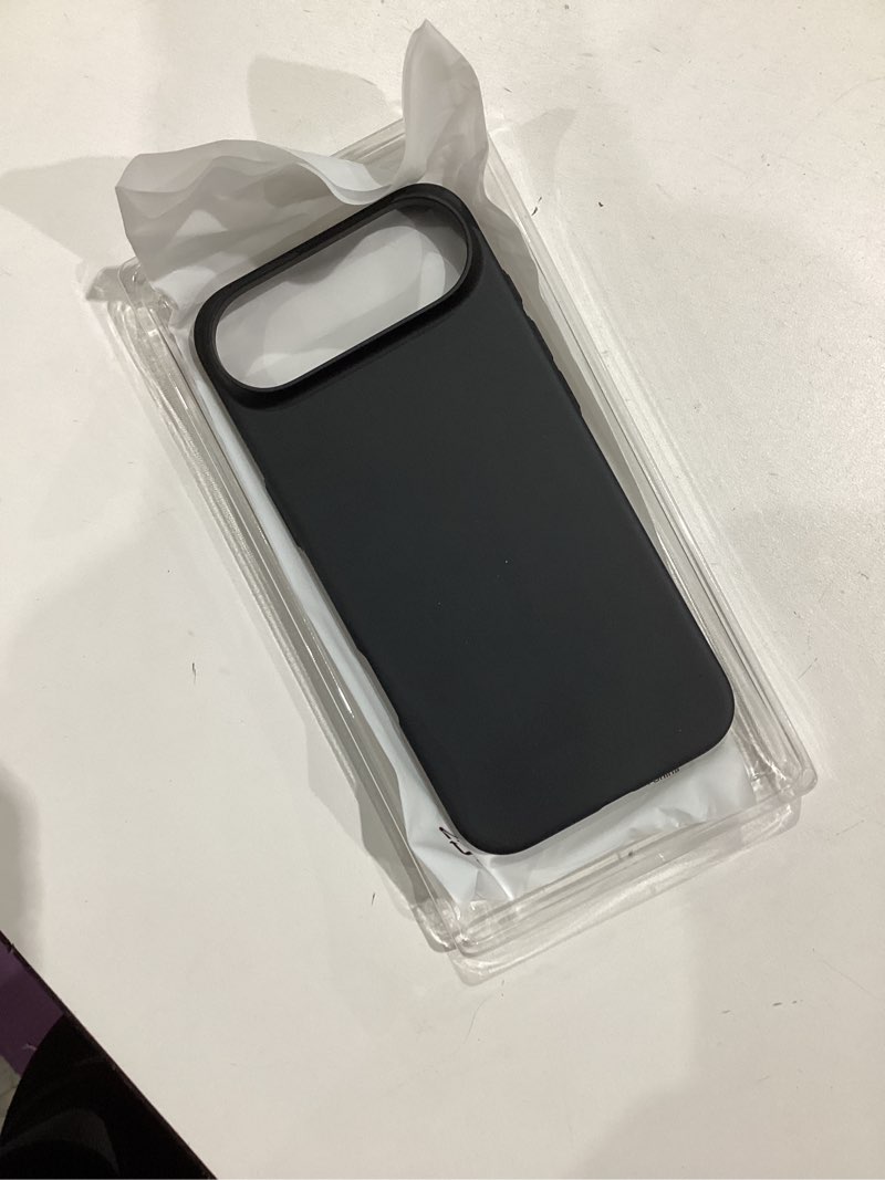 Condition photo showing Good Condition for torras magnetic slim fit for iphone air case 6.5 inch, ultra-thin, compatible with magsafe, lightweight matte anti-scratch hard pc cover phone case for iphone 17 air 2025 originfit, black black for iphone 17 air