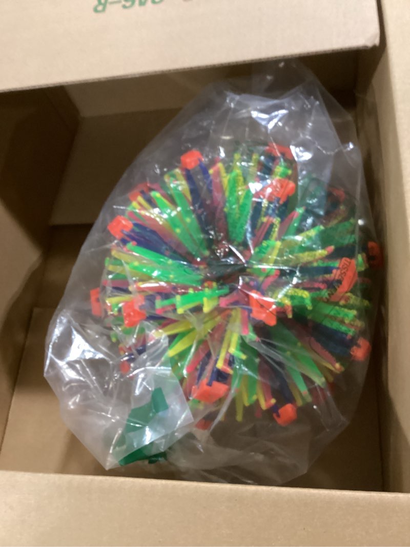 Condition photo showing Good Condition for Large Rainbow Expandable Ball, Novelty Plastic Toy from 11.8" to 39.4" Expanding Sphere, Breathing Toy Sphere Designed Specifically for Boys and Girls Large 1 Pack