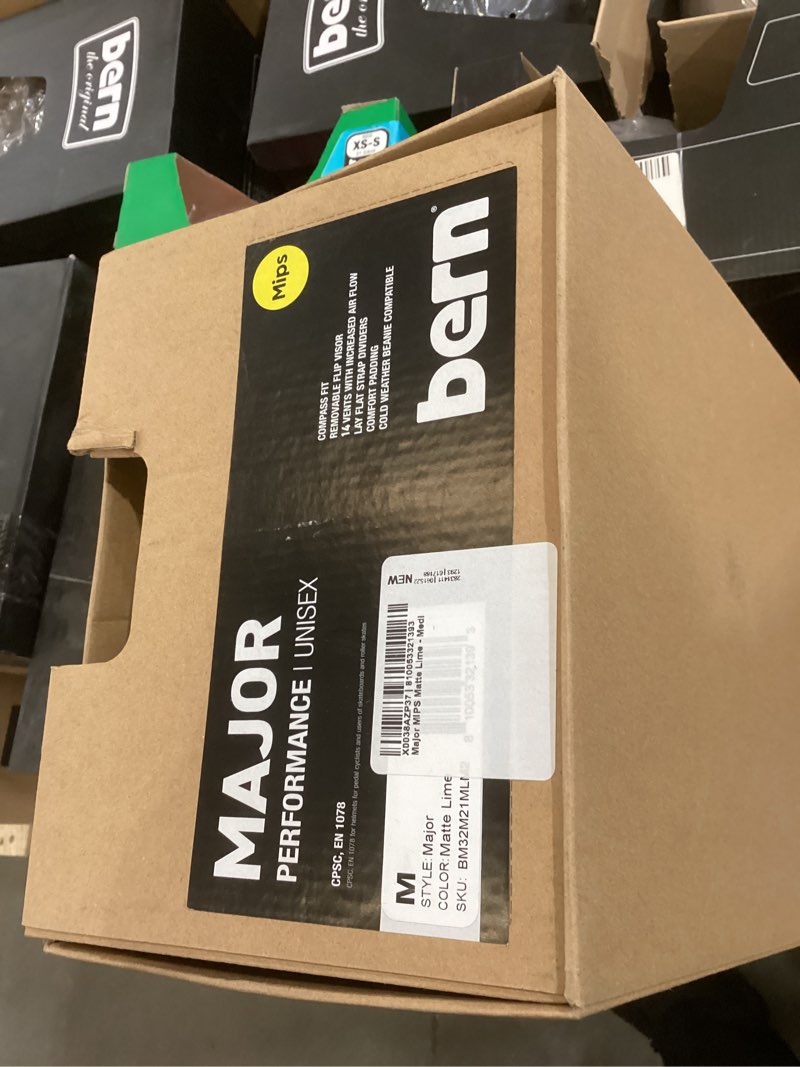 Condition photo showing New/Like New for Matte lime helmet