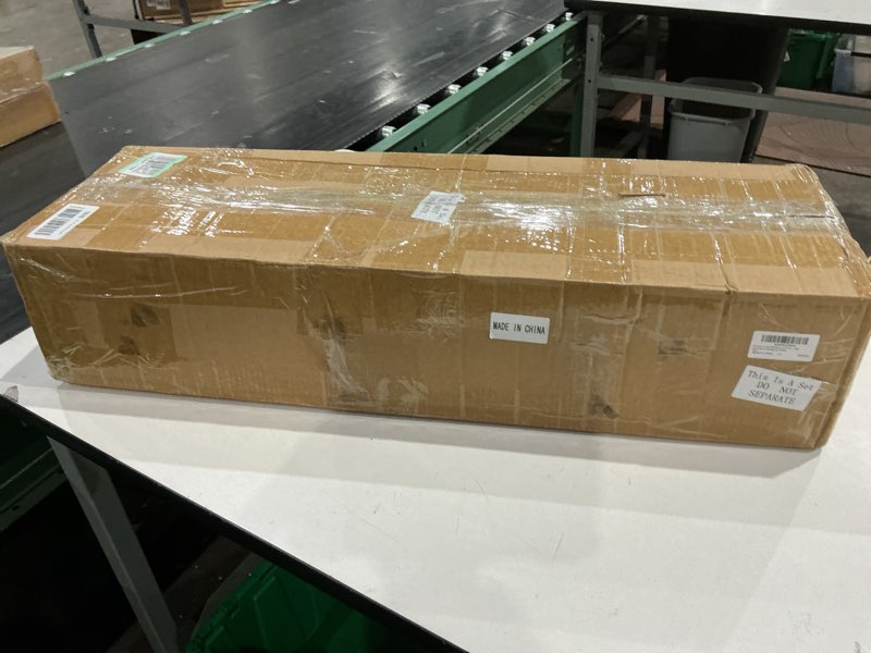 Condition photo showing Good Condition for yaocom 2 pcs stainless 31.5''x4.5" safety bollard posts with 1 barrier chain, yellow reflective stri