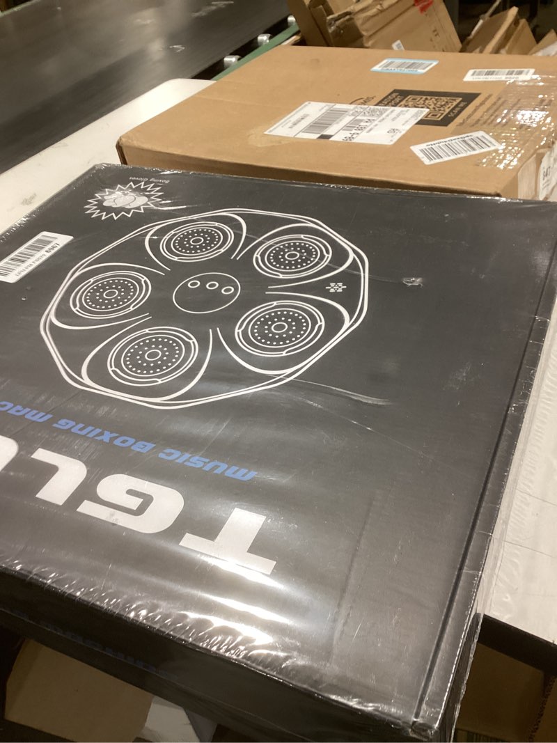 Condition photo showing New/Like New for Music Boxing Machine, Interactive Punching Trainer with Boxing Gloves, Large Size Wall Mounted Electronic Boxing Target for Adult Kids, 9 Modes & 9 Speeds