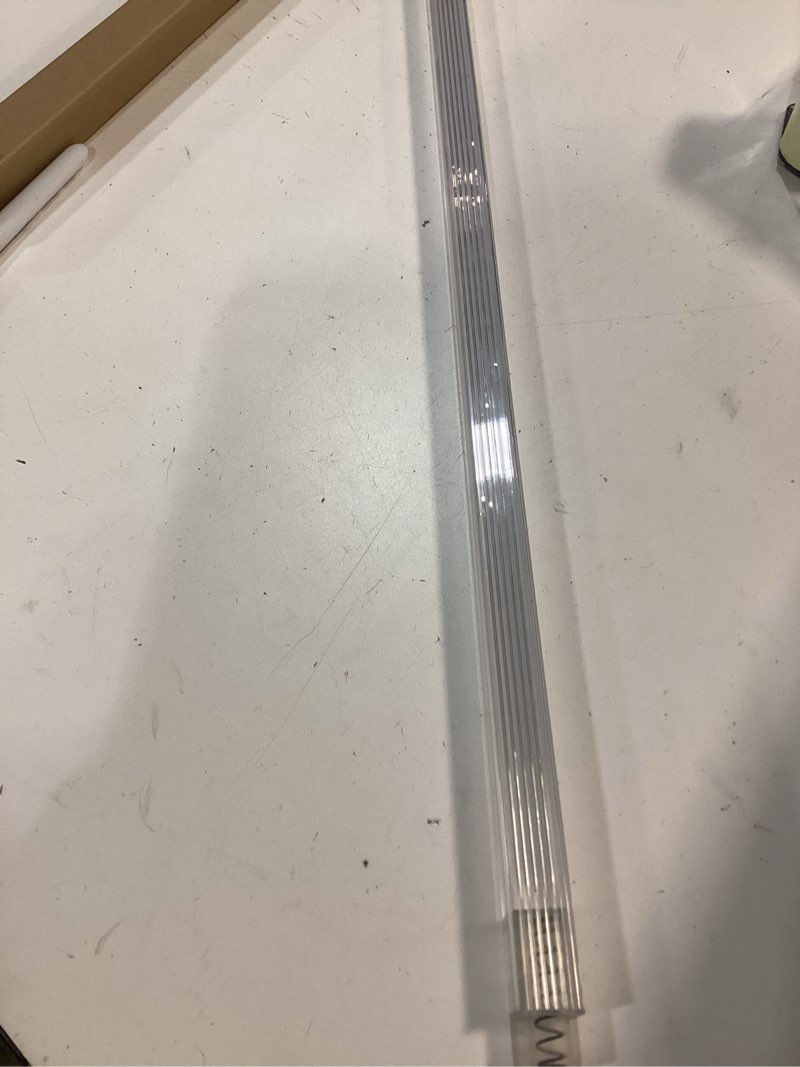 Condition photo showing Good Condition for 24 Inch Clear Replacement Bathroom Towel Bar with Adjustable Spring Loaded Ends Sturdy Plastic Wall Mount for Bathroom and Kitchen Towel Storage- Replacement Towel Bar for Ceramic Holder 1 Piece