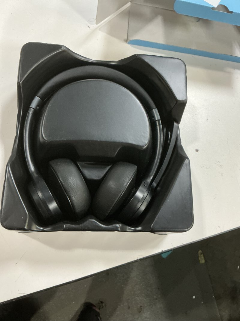 Condition photo showing Good Condition for tecknet wireless headset, bluetooth headset with noise cancelling microphone - rechargeable bluetooth v5.2 headphones, 50h playtime & mic mute, on ear headphones for trucker/remote work/call center