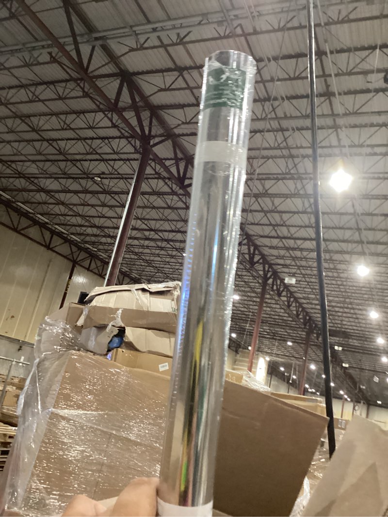 Condition photo showing Good Condition for one way window privacy film sun heat blocking, reflective mirror for glass windows cover, static cling, removable, anti-uv, anti-glare window tint for home, silver, 29.5 inch * 157.4 inch pure silver 29.5 inch * 157.4 inch