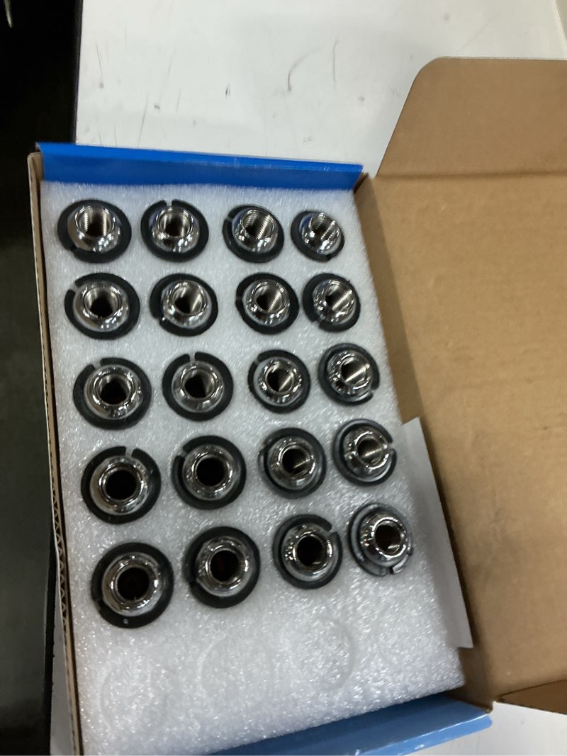 Condition photo showing New/Like New for set of 20, 12x1.5 radius lug nuts with oe style washer compatible with honda accord civic s2000 crz dx lx ex