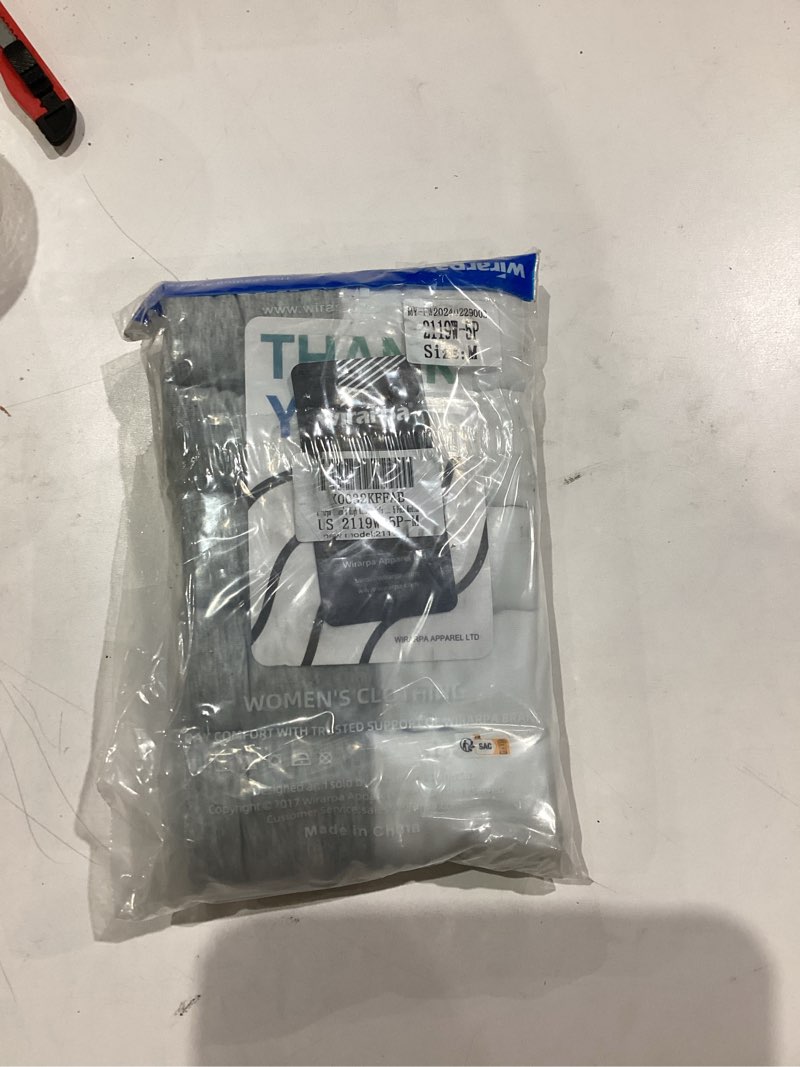 Condition photo showing New/Like New for wirarpa Women's Cotton Underwear High Waist Stretch Briefs Soft Underpants Ladies Full Coverage Panties 5 Pack Medium White