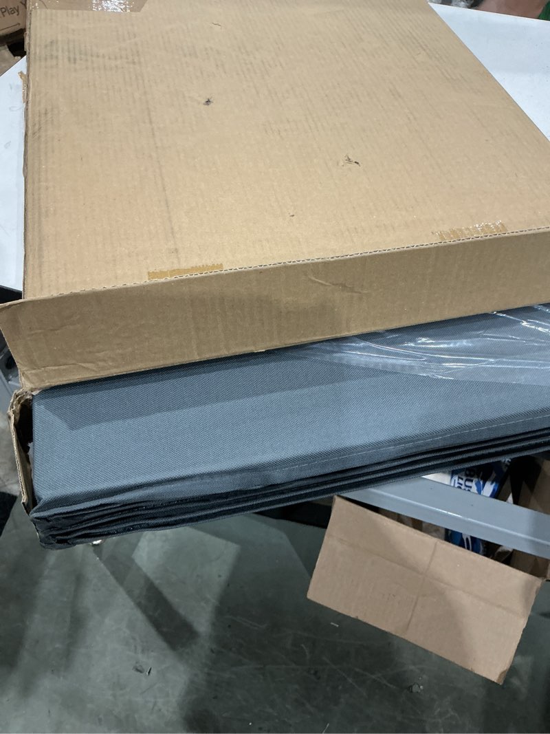 Condition photo showing Good Condition for laveve heavy duty 10mm bunkie board queen size 60'' x 80'', breathable bed support board to prevent sagging mattress, with anti-slip dots, fits metal bed frames, slatted frames, and sofa beds queen (60x80'')