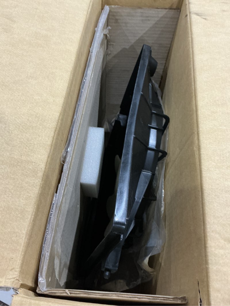 Condition photo showing As Is for condenser fan assembly without controller