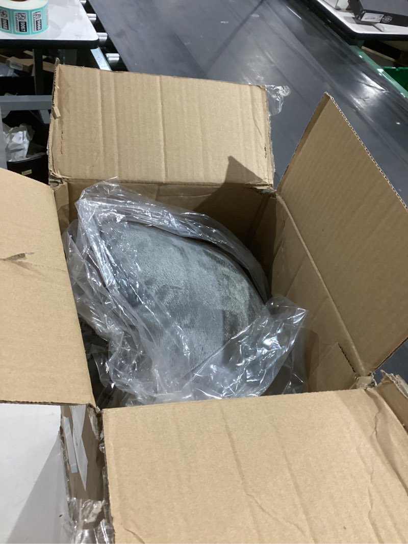 Condition photo showing As Is for Couch Cover for Dogs - 30x30.5 Water-Resistant Pet Furniture Protector with Memory Foam Bolster and Quilted Fabric - Pet Supplies by PETMAKER (Gray) Grey Small