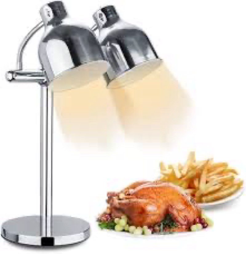 Food Heat Lamp Commercial Food Warmer Lamp, 275W Heat Lamp for Food Heating Catering Food Warming La