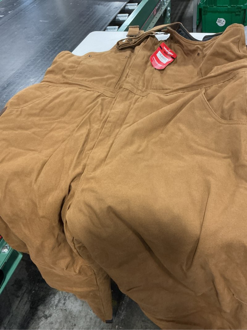Condition photo showing Good Condition for wrangler men's insulated duck bibs xx-large duck brown