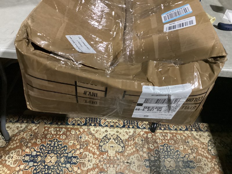 Condition photo showing Good Condition for 3 panel short room divider screen,beige freestanding partition,small bamboo panel divider for room seperation,3.95 ft tall beige 3 panel