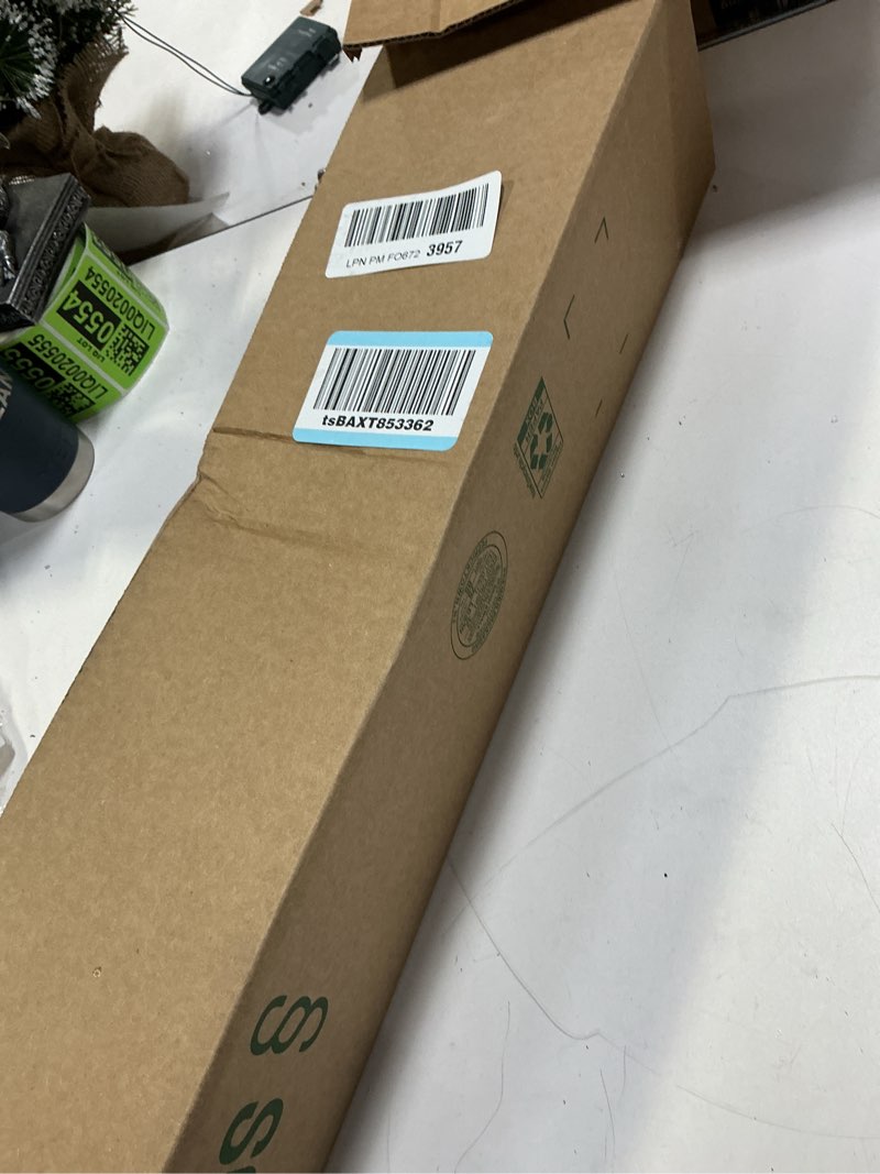 Condition photo showing As Is for Moen Preston Collection Chrome 24-Inch Single Bathroom Towel Bar, Wall Mounted Towel Hanger for Bath or Kitchen, DN8424CH Chrome 24 Inch 24" Towel Bar