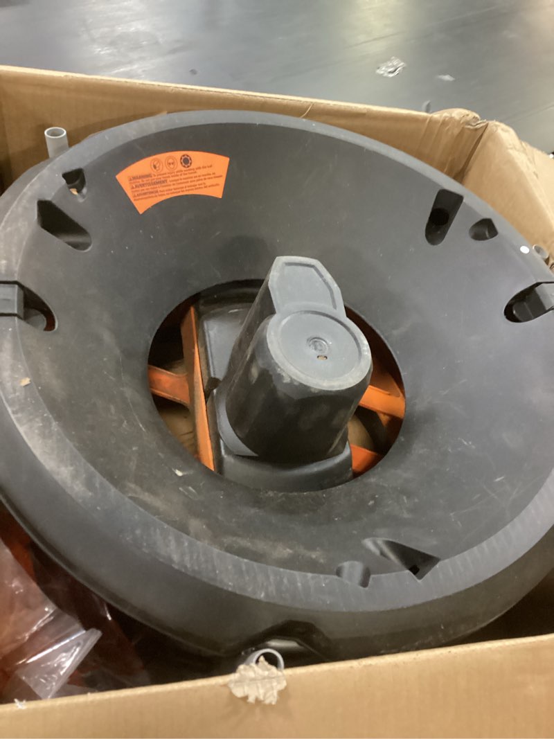 Condition photo showing As Is for Worx WG430 13 Amp Electric Leaf Mulcher