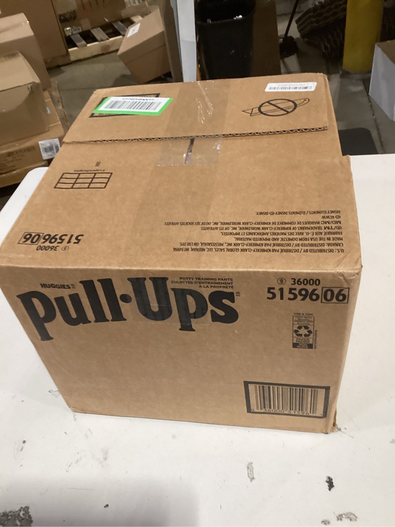 Condition photo showing New/Like New for pull-ups girls' potty training pants, size 4t-5t training underwear (38-50 lbs), 99 count (3 packs of 33) 4t-5t 99