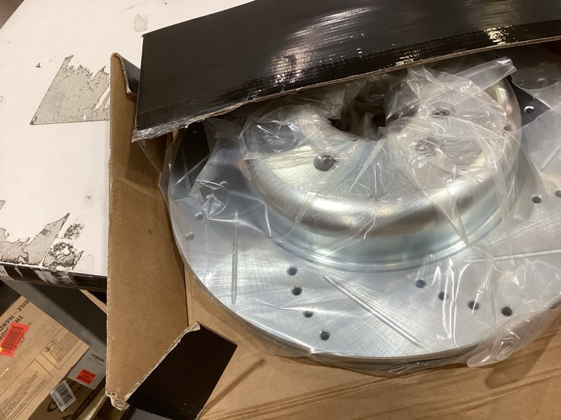 Condition photo showing New/Like New for PowerStop Rear Brake Kit For Lexus IS250 2006-13 - Drilled and Slotted Disc Rotors with Ceramic Brake Pads Replacement, K195