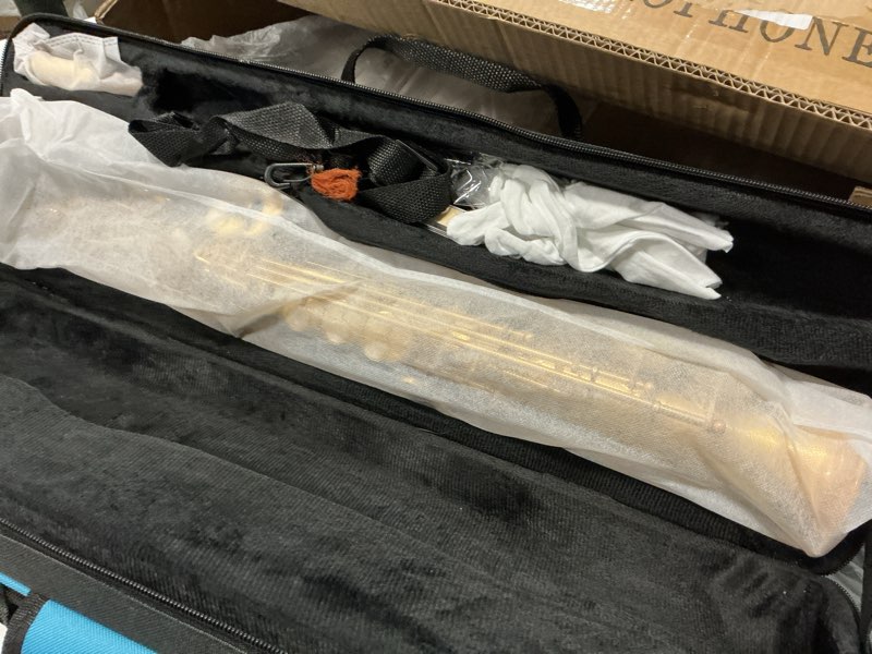 Condition photo showing Good Condition for Soprano Saxophone SAX Bb Brass Lacquered Gold Body and Keys Woodwind instruments (gold)