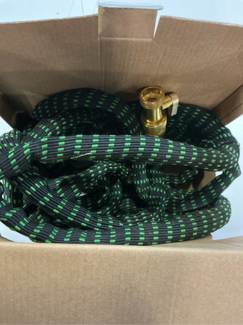 Condition photo showing As Is for flex-able hose flex-able xtreme hose 50ft - kink free, expandable, heavy duty, green