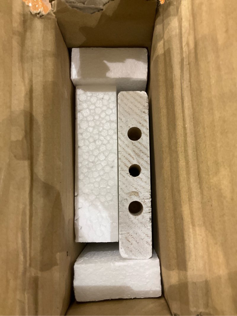 Condition photo showing As Is for AFI, Nantucket, Low Profile Wood Platform Bed, Full, White White Full