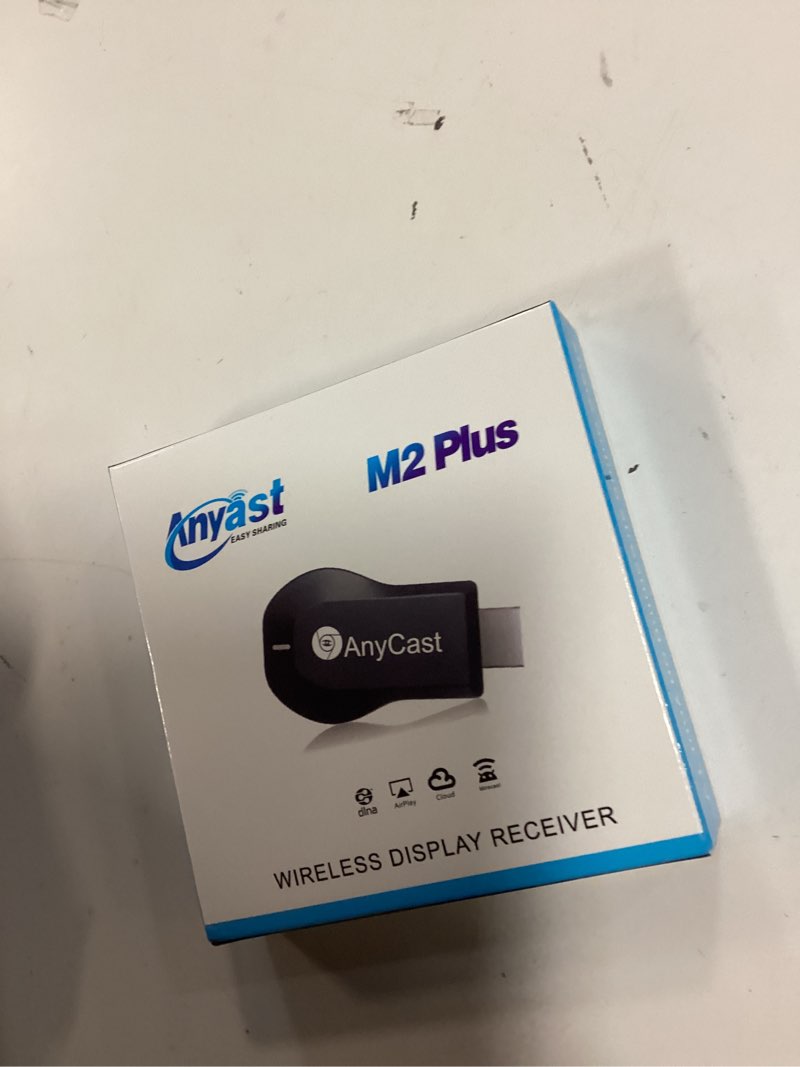 Condition photo showing New/Like New for smartsee anycast hd wireless display adapter wifi 1080p mobile screen mirroring receiver dongle for iphone mac ios android to tv projector support miracast airplay dlna