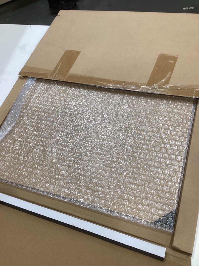Condition photo showing Good Condition for (2 Pack) 16" x 20" Plexiglass Sheets 1mm Thick, Clear Acrylic Sheets Panel Cut to Size Plexiglass Acrylic Board, Cut with Engraver, Power Saw or Hand Tools, No Laser Cut. 16" x 20" (2 pack) 1mm Thick (0.04")