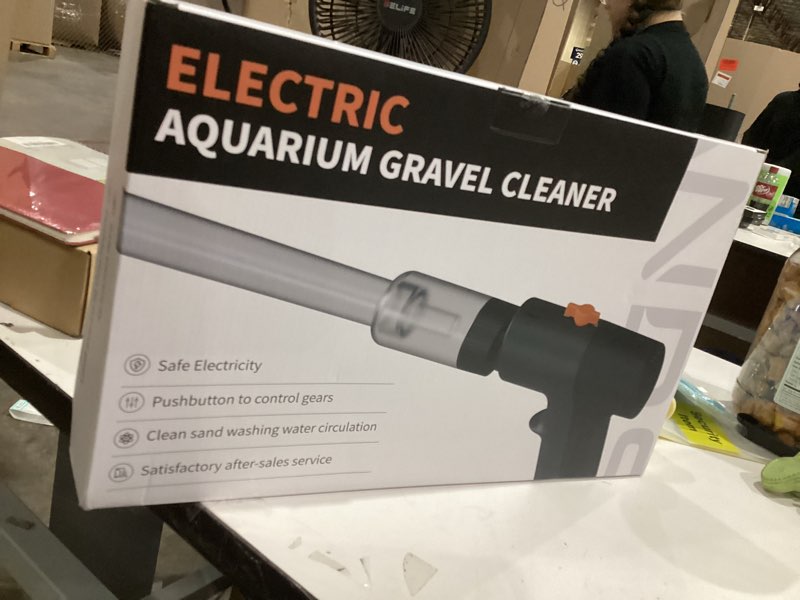 Condition photo showing New/Like New for VIPASKA Electric Aquarium Gravel Cleaner Kit with High Pressure Strong Suction, 6-in-1 Multifunction Fish Tank Vacuum Cleaner and Water Changer for Aquarium, Gravel Vacuum with Sand Filter Tools