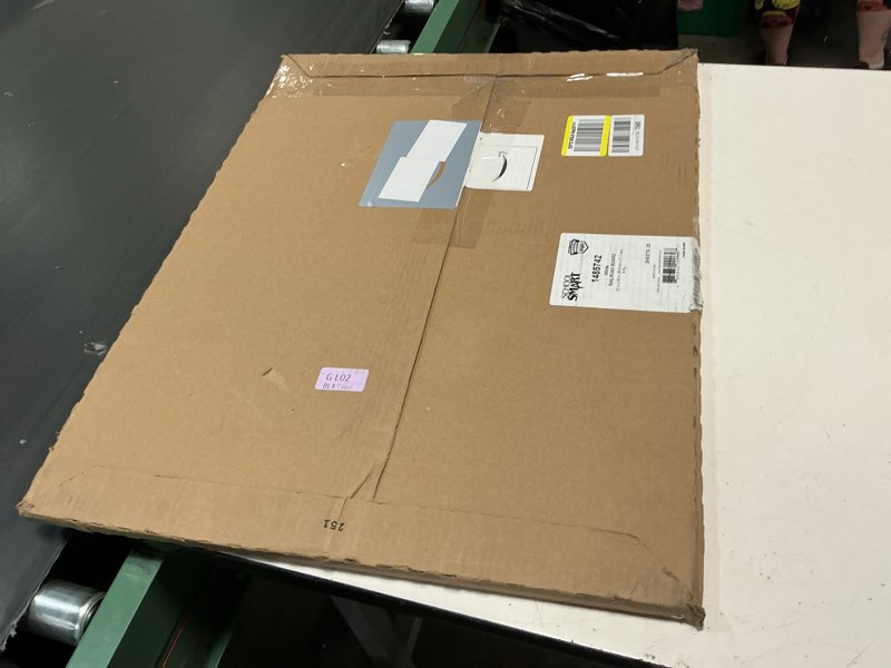 Condition photo showing New/Like New for school smart railroad poster board paper, 22 x 28 inches, 6-ply, white, pack of 25 white 6-ply, pack of 25