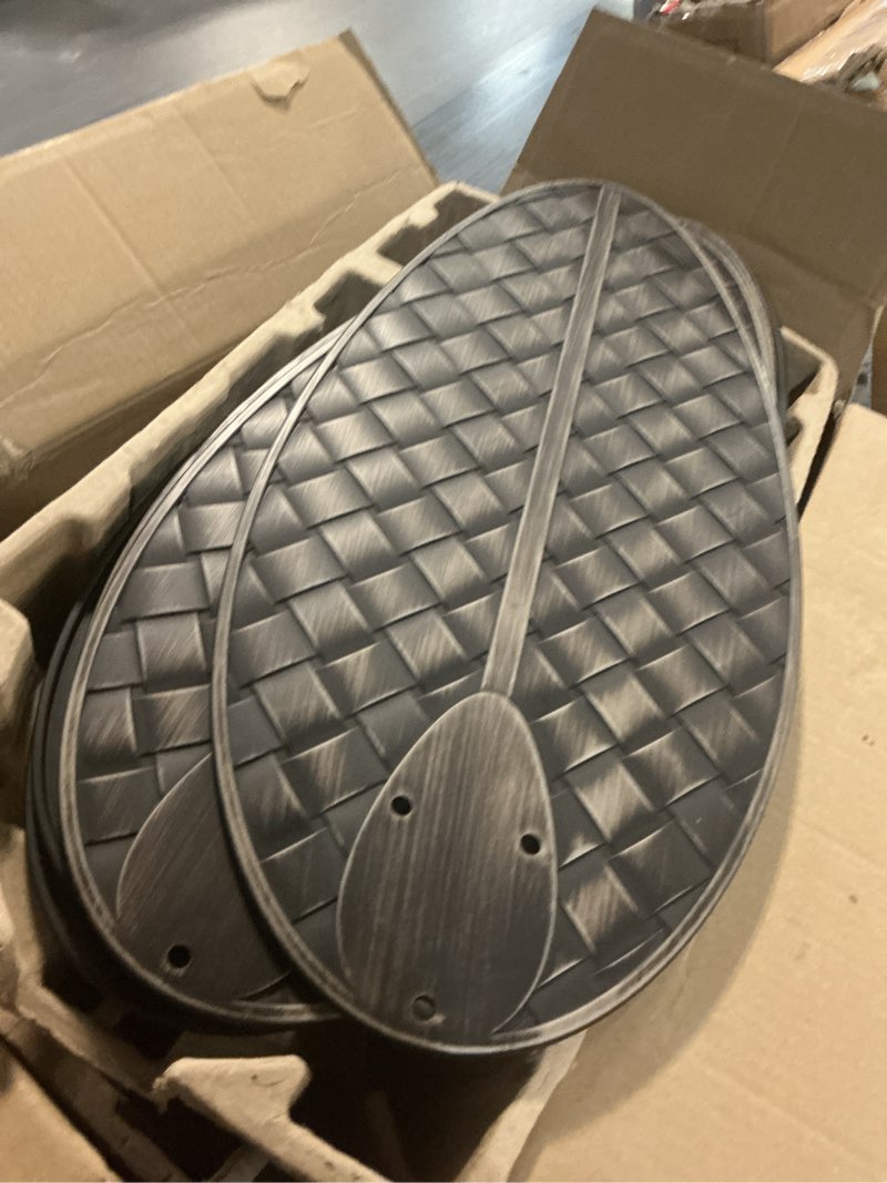 Condition photo showing As Is for Replacement Canopt for Harbor Breeze Tilghman II 52" Bronze Ceiling Fan