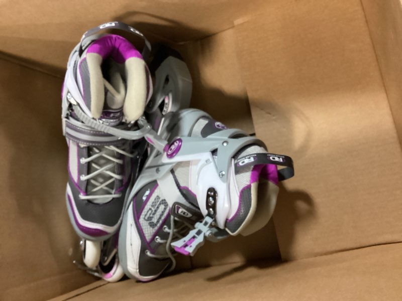 Condition photo showing Good Condition for Roller Derby AERIO Q-60 Women's Inline Skates Purple 6