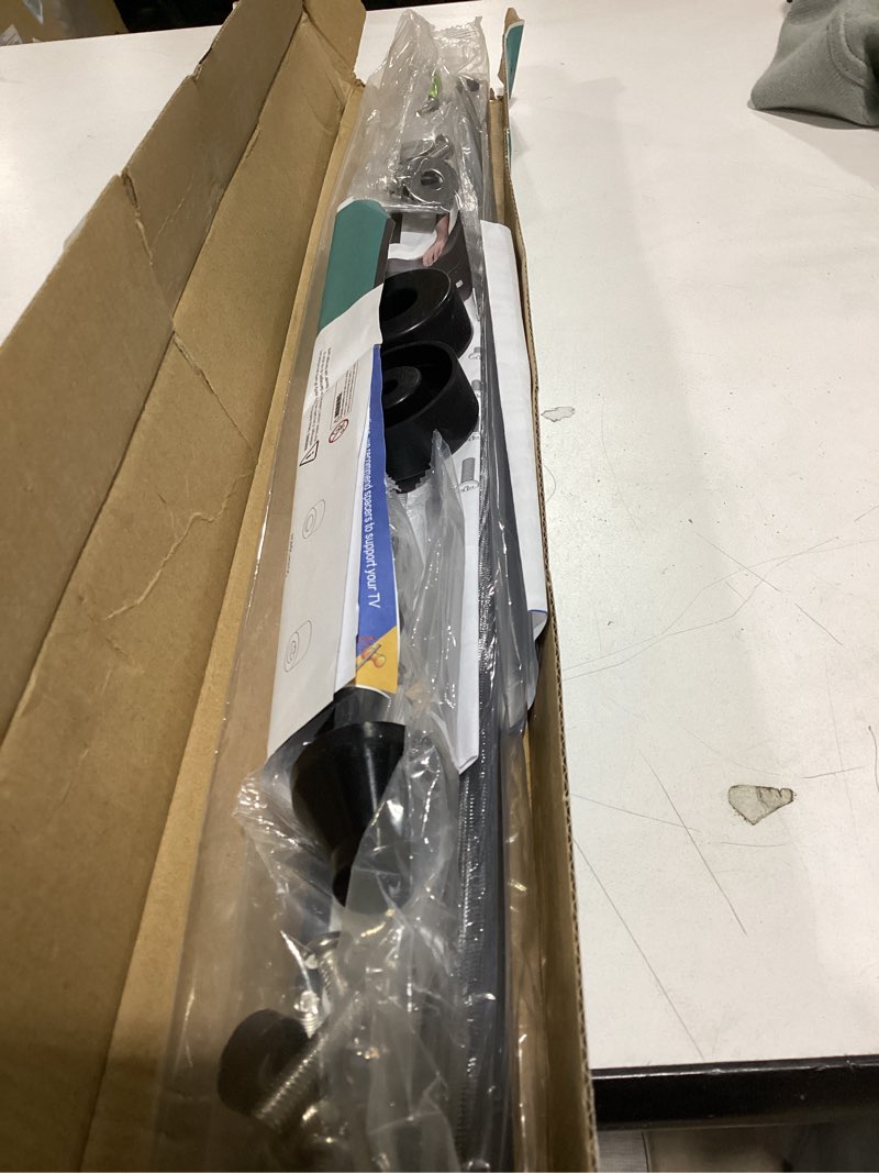 Condition photo showing As Is for Studless TV Wall Mount for 32-75 inch TVs, No Stud Drywall TV Mount Holds up to 150 lbs, Low Profile, No Drill, Easy to Install for Bedroom Living Room, Bubble Level Included