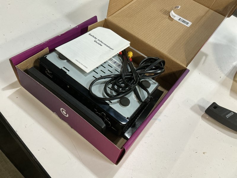 Condition photo showing As Is for core innovations ctcb105 over the air digital tv converter & dvr box