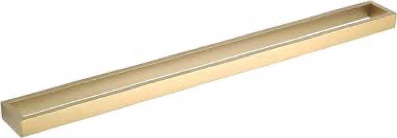 GERZWY 30-Inch Towel Bar, Gold Stainless Steel Modern Square Style Bath Towel Bar Wall Mount HG17702