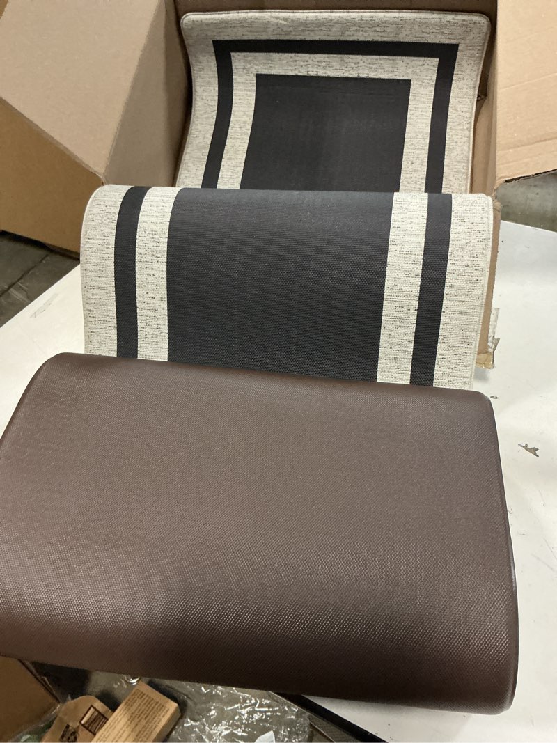 Condition photo showing Good Condition for Anti Fatigue Kitchen Mat Long Kitchen Mats for Floor Non Slip Waterproof Kitchen Rug Kitchen Runner Kitchen Floor Mats Cushioned Anti Fatigue for Kitchen Sink Office Laundry 17.3" x 70.8" Black