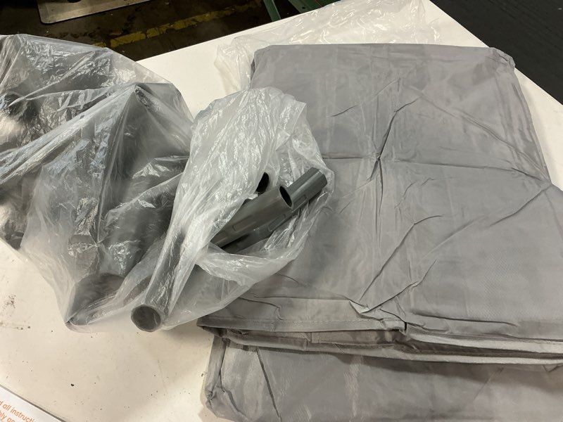 Condition photo showing As Is for  ( incomplete ) Baby Playpen with Mat Small Playpen for Babies and Toddlers 50 x 50 inch Baby Fence Playards Gray + Mat 50\"x50\"