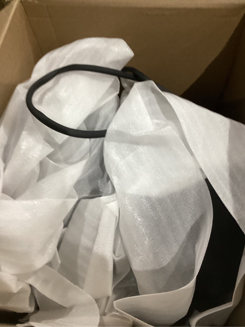 Condition photo showing As Is for Amylove 4 Pcs 6.5 Inch Speaker Box Universal Angled Black Speaker Enclosures Pods Surface Mount with 2 Rubber Strip for Install Speakers or Smaller Custom Mount Door Kick Panel Rear Deck,Hole Cut