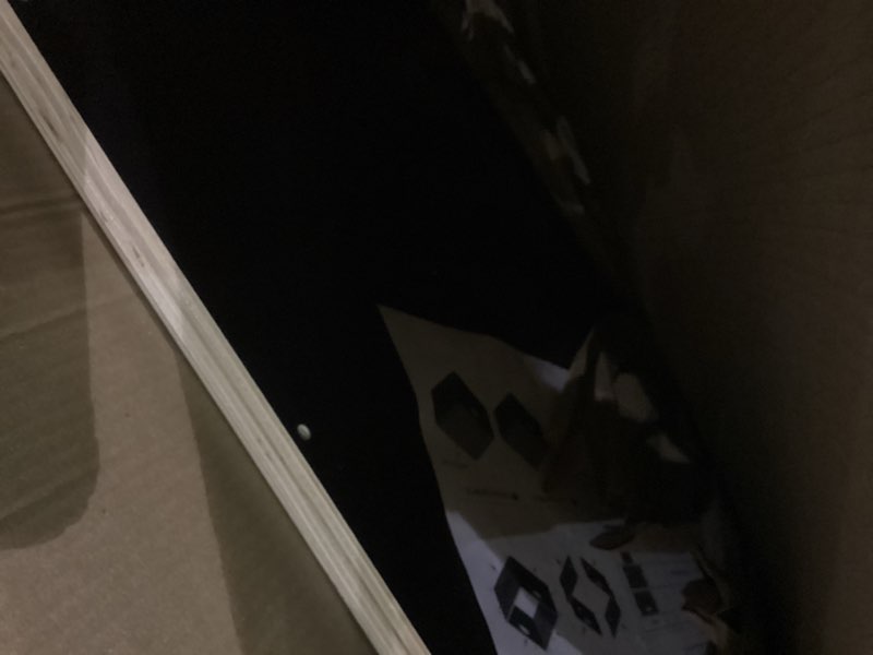 Condition photo showing As Is for Wooden Box 