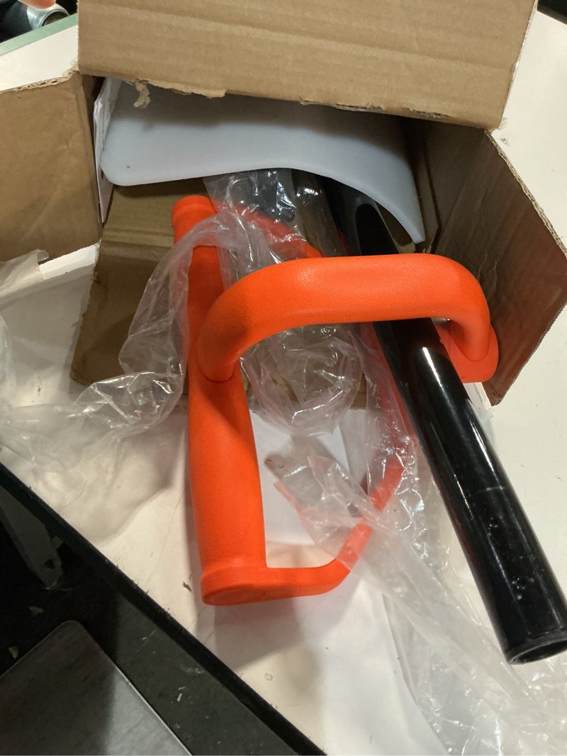 Condition photo showing Good Condition for Orientools Snow Shovel and Pusher with Ergonomic Design, 36-Inch Wide Polyethylene Blade for Efficient Driveway and Sidewalk Snow Removal, Quick Connect Handle White 2 in 1