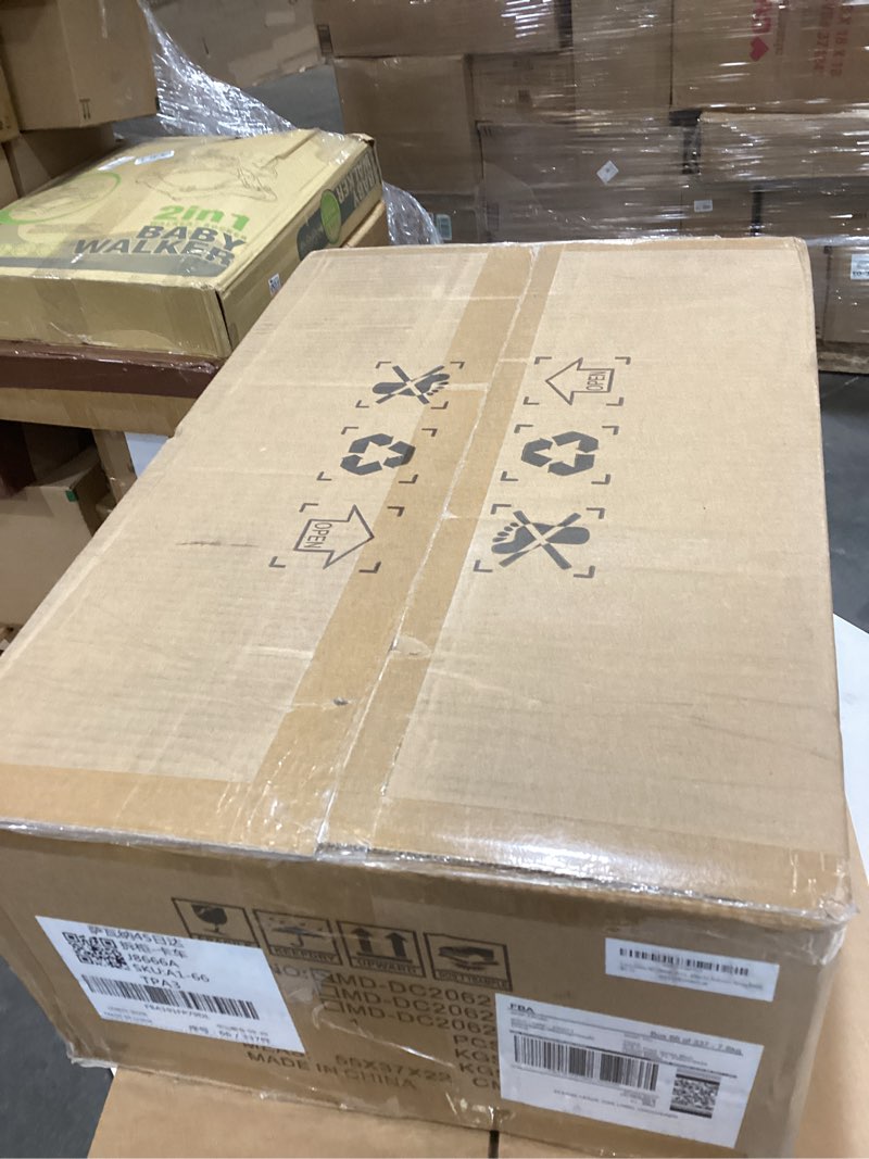 Condition photo showing New/Like New for 52" Chandelier Fan Black Modern Ceiling Fan with Lights DC Motor Reversible Indoor Ceiling Fan for Bedroom, Living Room 52 inch Black