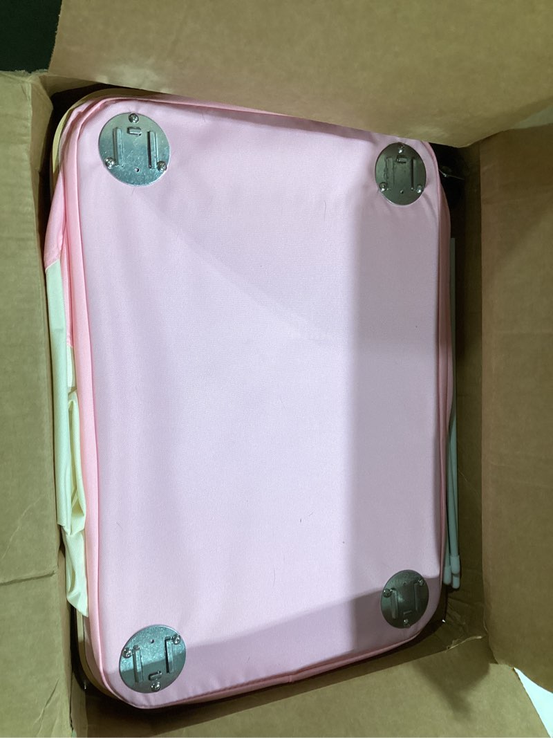 Condition photo showing Good Condition for 150L Laundry Hamper 3 Section, Large Divided Laundry Basket with Wheels and Lid, Tall Dirty Clothes Hamper with Bamboo Handles and 3 Removable Bag for Bedroom, College Dorm, Bathroom, Pink