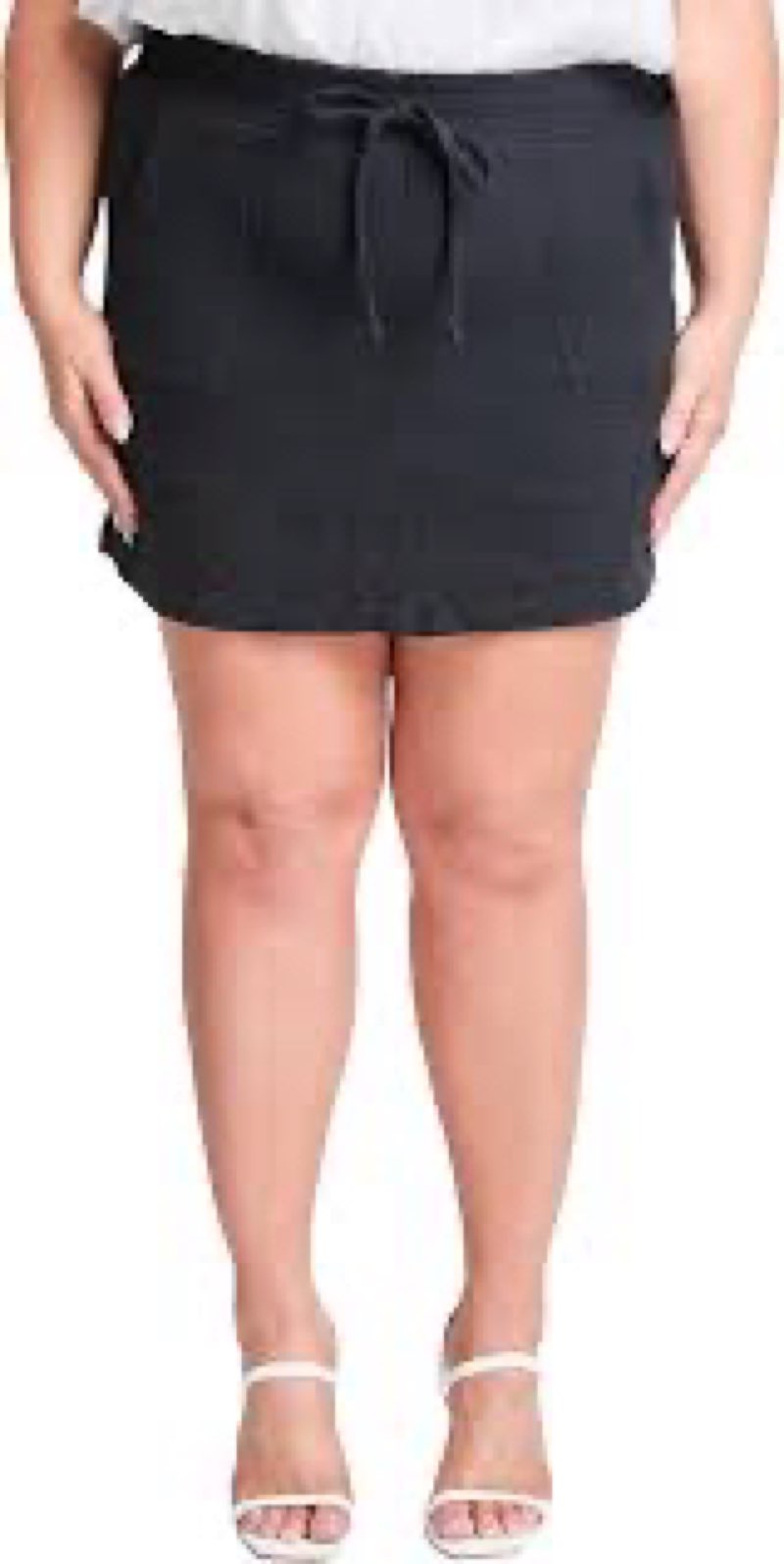 Royalty for Me Women´s Cotton Gauze Cargo Skort, Black, M