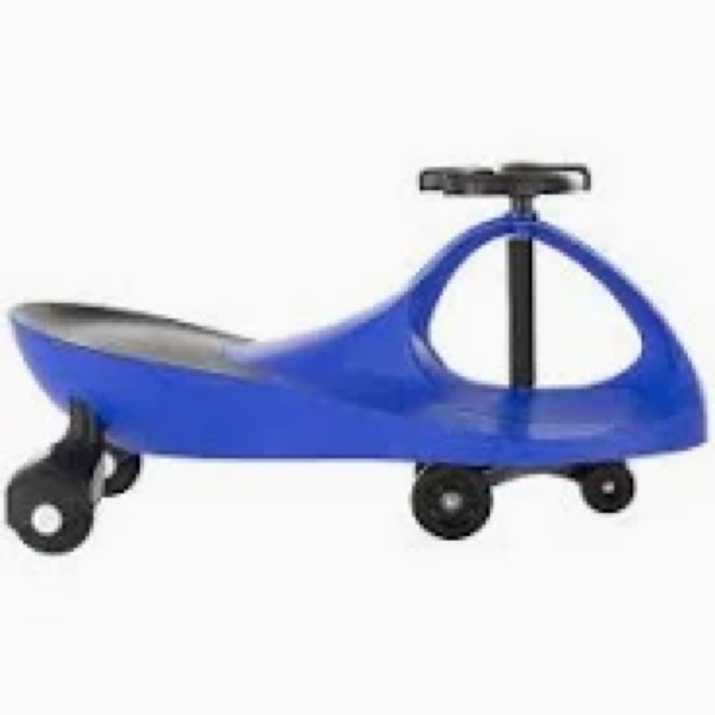 lil rider wiggle car for ages 3 and up - twist, wiggle, and go (blue)