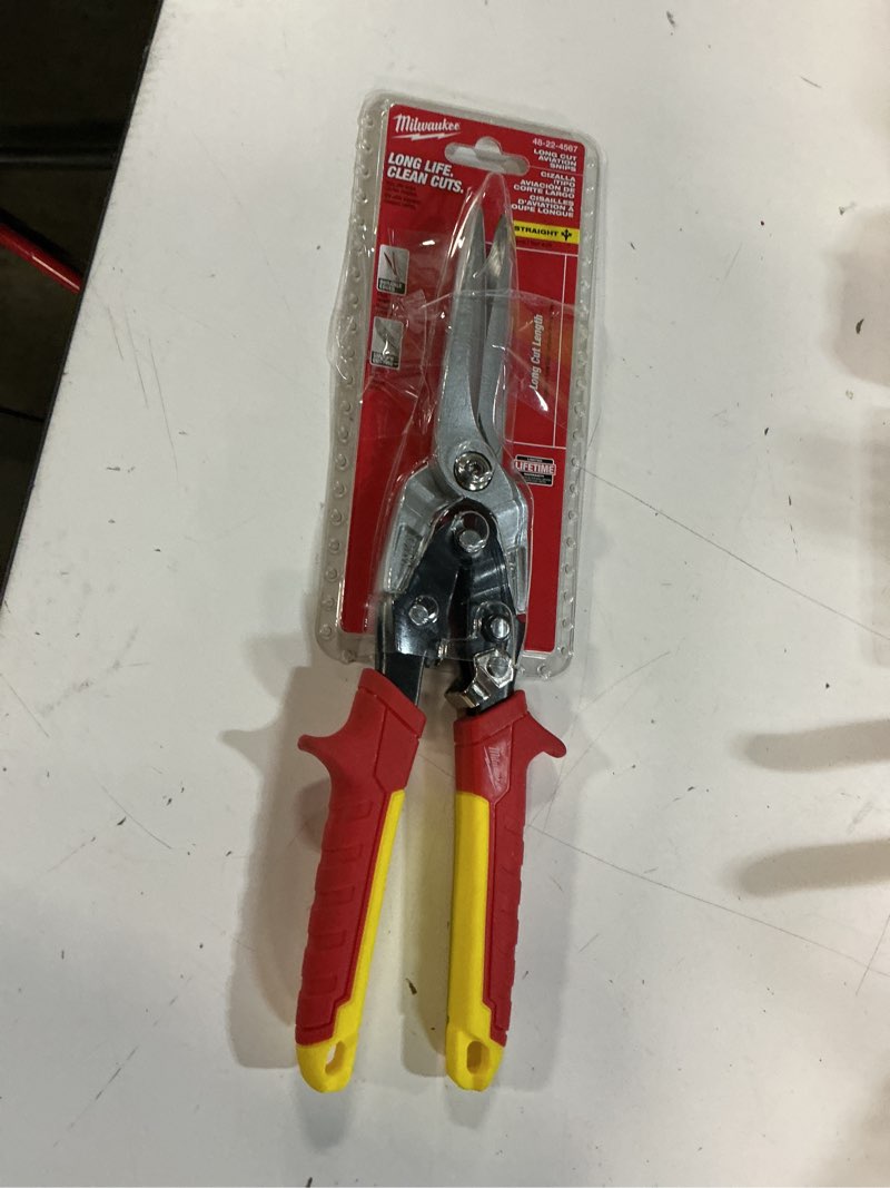 Condition photo showing New/Like New for 11.5 in. long straight-cut aviation snips